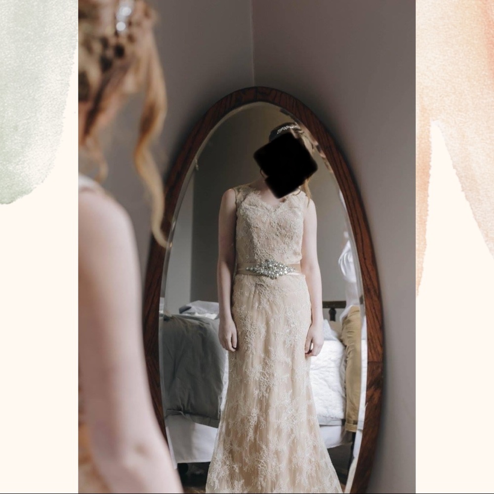 Formal gown, purchased for wedding. Not a bridal dress.